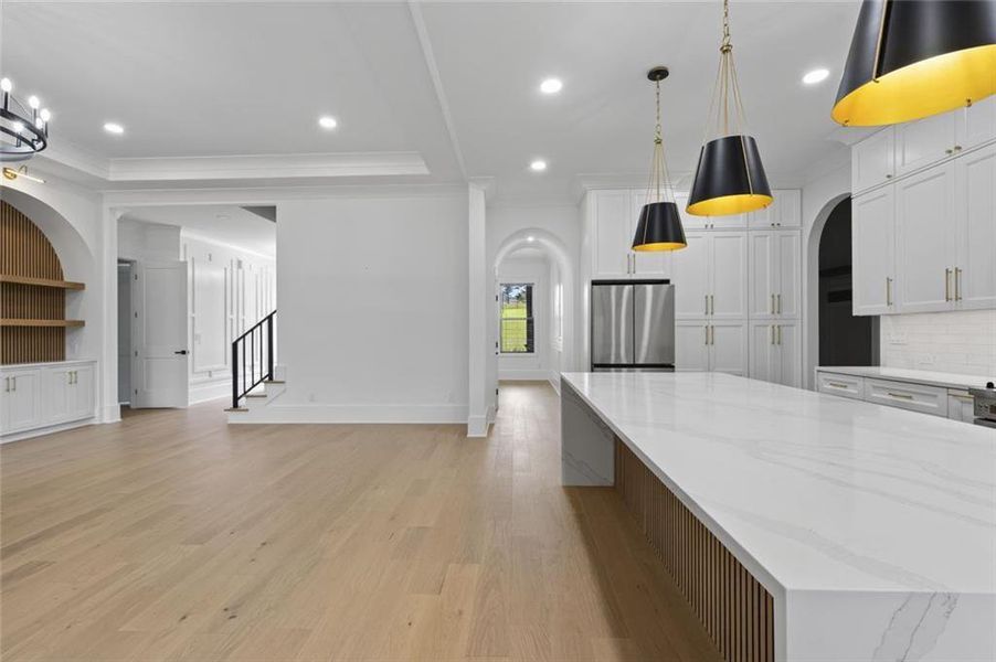 Furnished interior view inside a new home in , Bethlehem (Image 12).