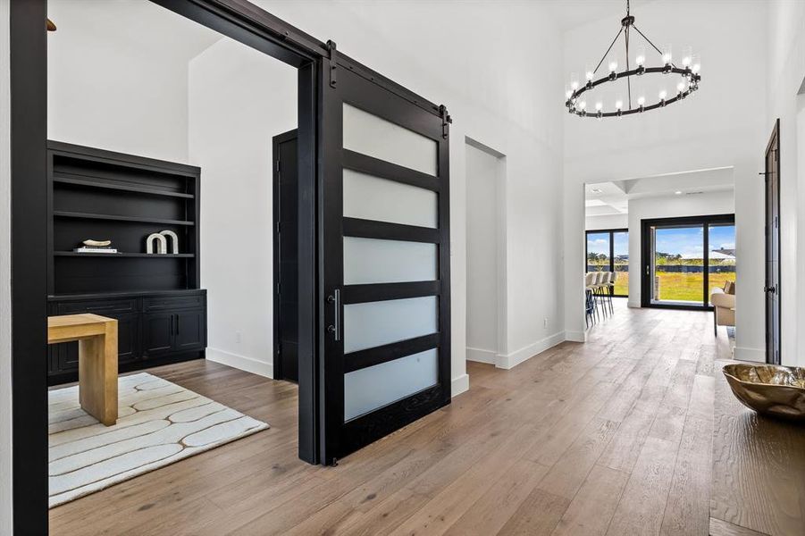 Furnished interior view inside a new home in , Heath (Image 16).