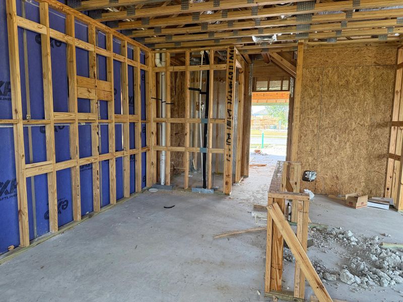 Elevated kitchen with large central island