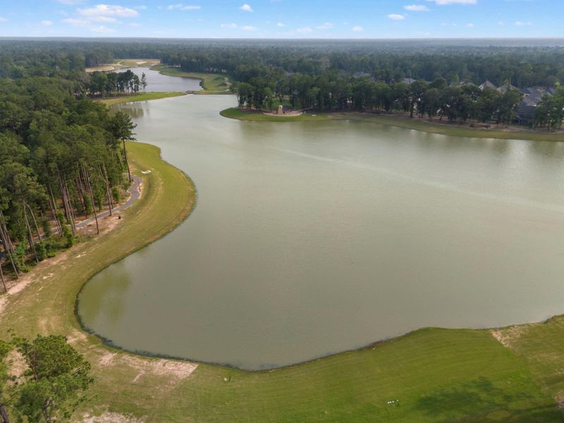 Lake and nature trails.