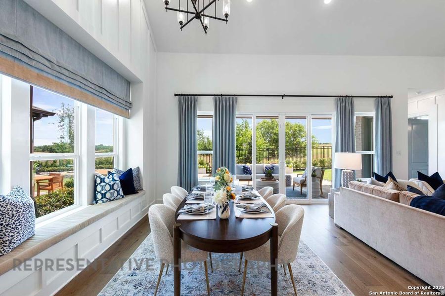 Furnished interior view inside a new home in The Ranches at Creekside, Boerne (Image 29). Furnished interior view inside a new home in The Ranches at Creekside, Boerne (Image 29).