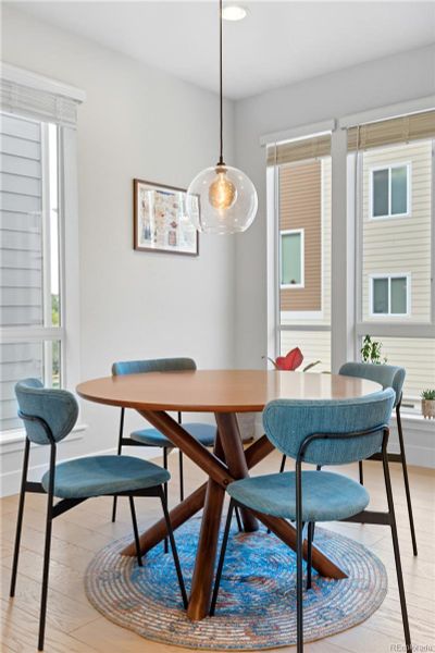 Furnished interior view inside a new home in , Littleton (Image 11).