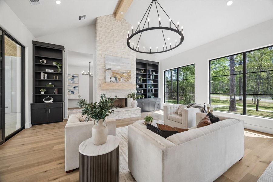 Furnished interior view inside a new home in , Montgomery (Image 18).