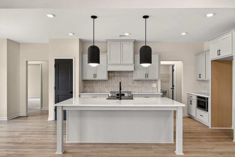 Furnished interior view inside a new home in Blackwelder Bluff, Bowdon (Image 29).