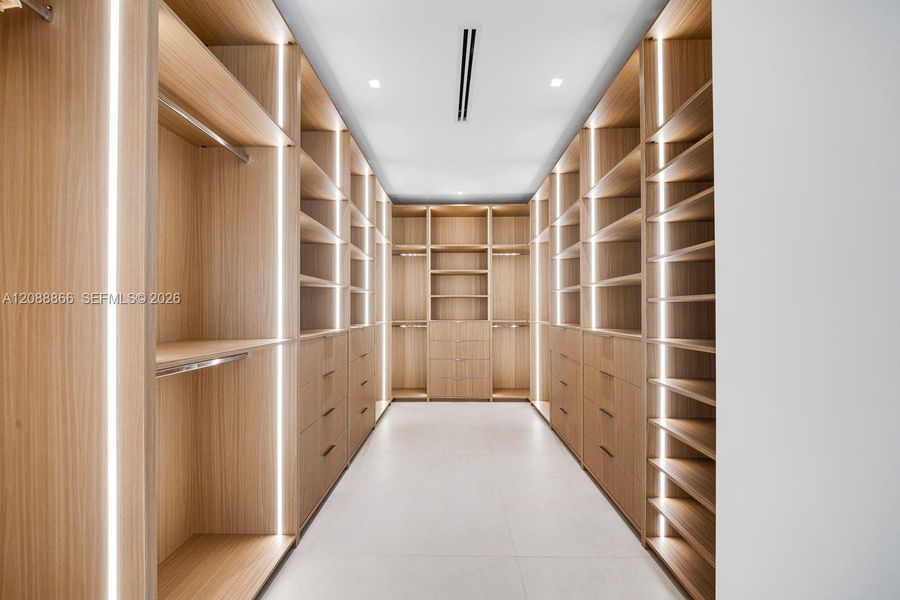 Furnished interior view inside a new home in , Miami (Image 31).