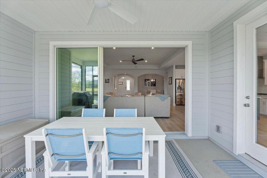 Exterior details and patio area of a home in Trailmark - Phase 6, St. Augustine (Image 23). Exterior details and patio area of a home in Trailmark - Phase 6, St. Augustine (Image 23).