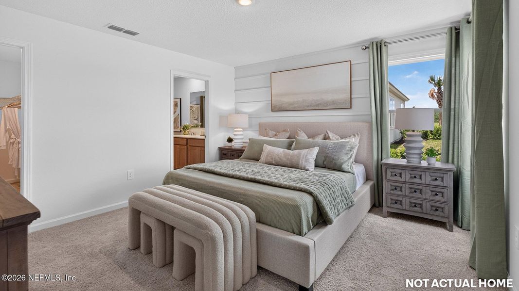 Furnished interior view inside a new home in Liberty Cove, Yulee (Image 14).