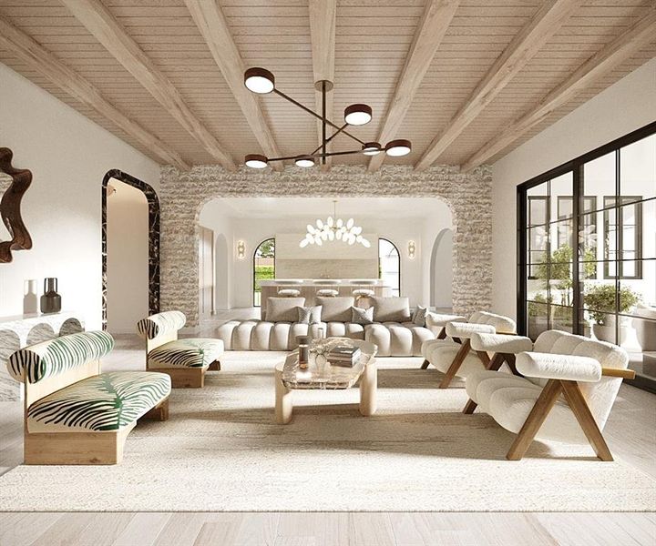 Furnished interior view inside a new home in , Dallas (Image 10). Furnished interior view inside a new home in , Dallas (Image 10).