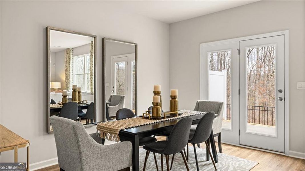 Furnished interior view inside a new home in Echo Glen, Stockbridge (Image 20).