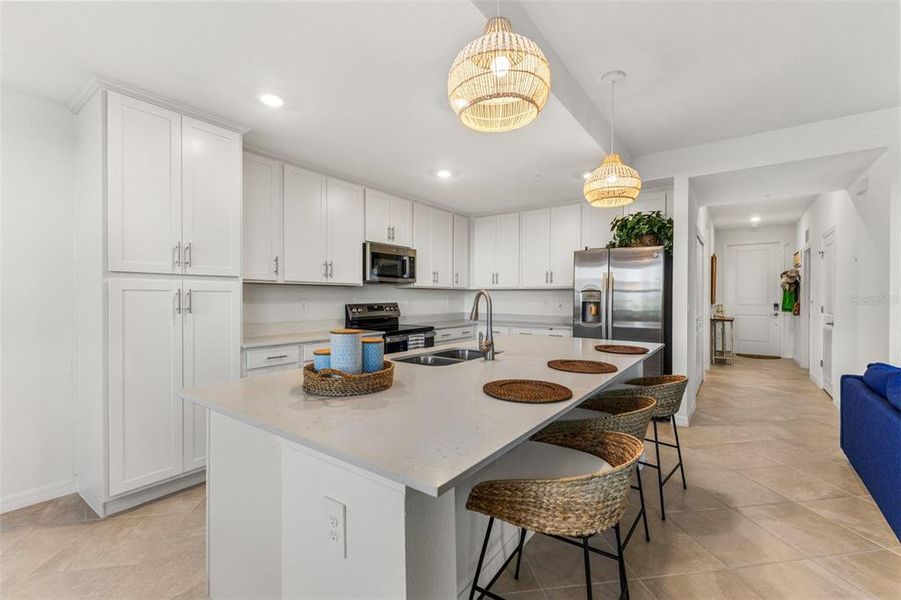 Furnished interior view inside a new home in , Venice (Image 14). Furnished interior view inside a new home in , Venice (Image 14).