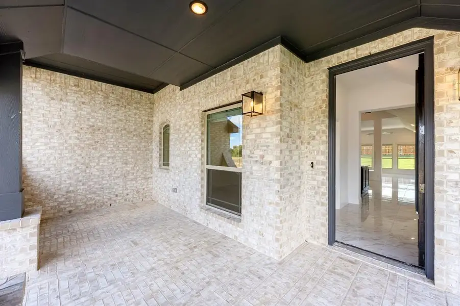Exterior details and patio area of a home in Hampton Park, Glenn Heights (Image 3). Exterior details and patio area of a home in Hampton Park, Glenn Heights (Image 3).