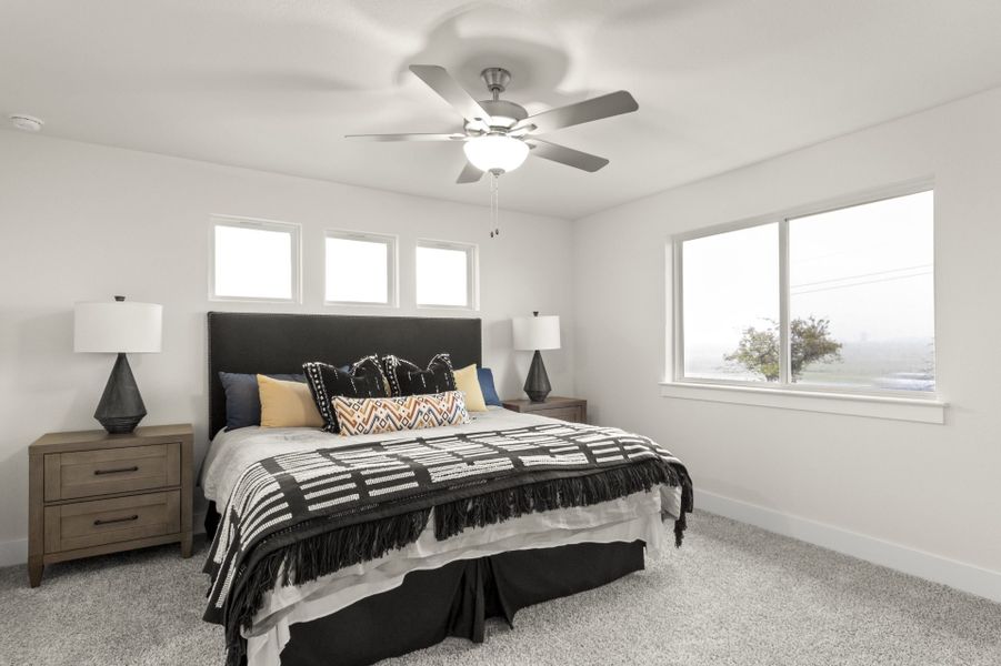 Furnished interior view inside a new home in Saddle Creek Twinhomes, Georgetown (Image 11).