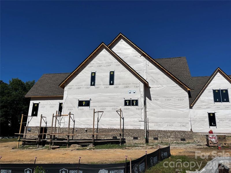 In-progress construction of a new home in Bella Ridge, Fort Mill, SC (Image 31).