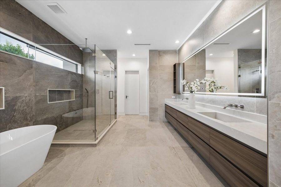 Furnished interior view inside a new home in , Houston (Image 13).