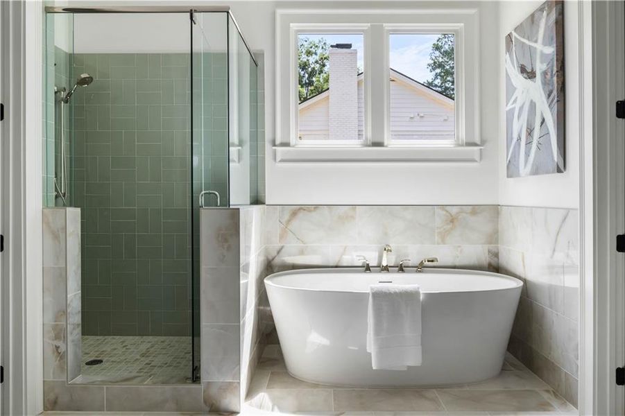 Furnished interior view inside a new home in , Marietta (Image 23).