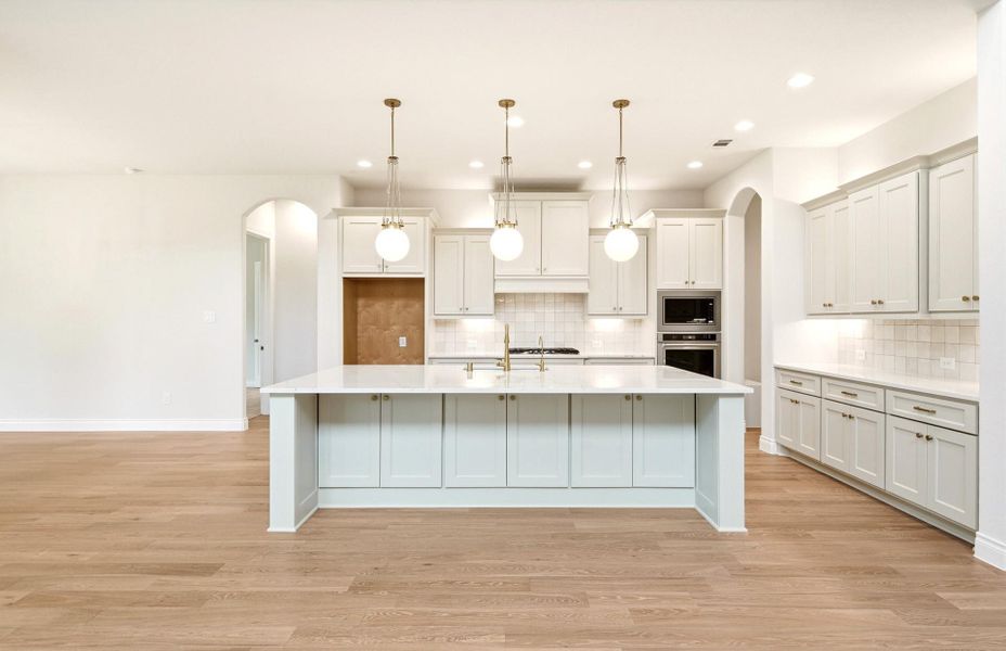 Furnished interior view inside a new home in The Woodlands Hills 65′, Willis (Image 7).