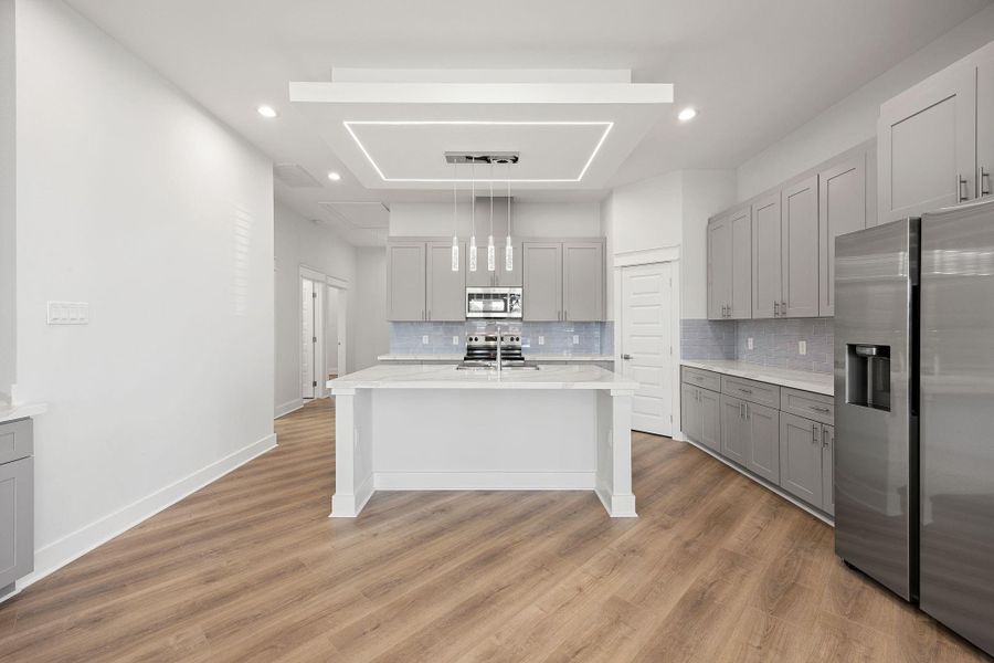 Furnished interior view inside a new home in , Cleveland (Image 31).