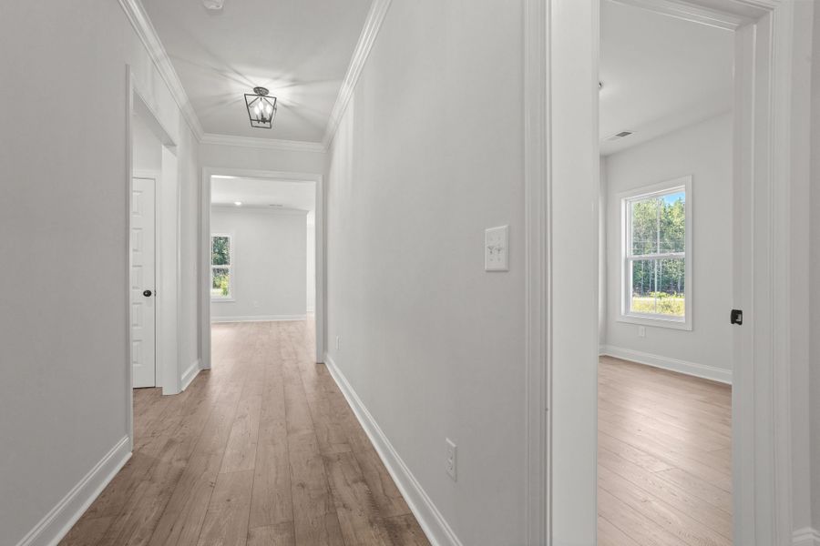 Spacious, unfurnished interior of a new home in Cherokee Knoll, Williamston (Image 22). Spacious, unfurnished interior of a new home in Cherokee Knoll, Williamston (Image 22).