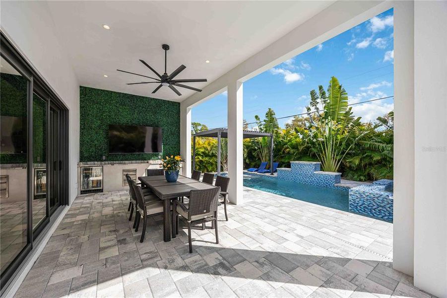 Exterior details and patio area of a home in , Sarasota (Image 24).