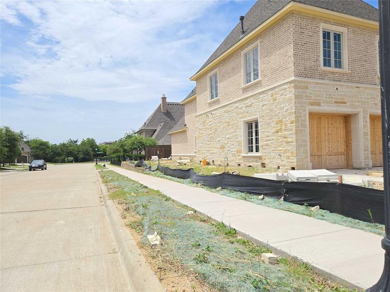 Exterior details and patio area of a home in , Frisco (Image 3). Exterior details and patio area of a home in , Frisco (Image 3).