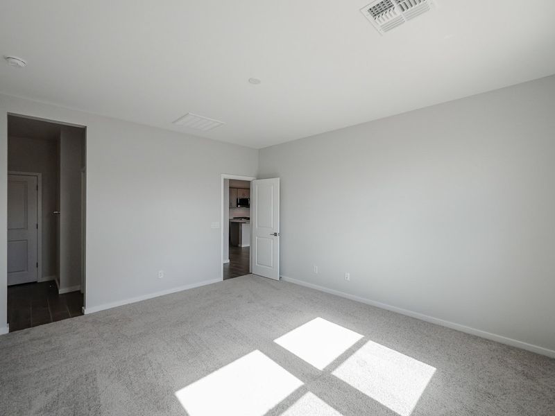 A room with white walls.