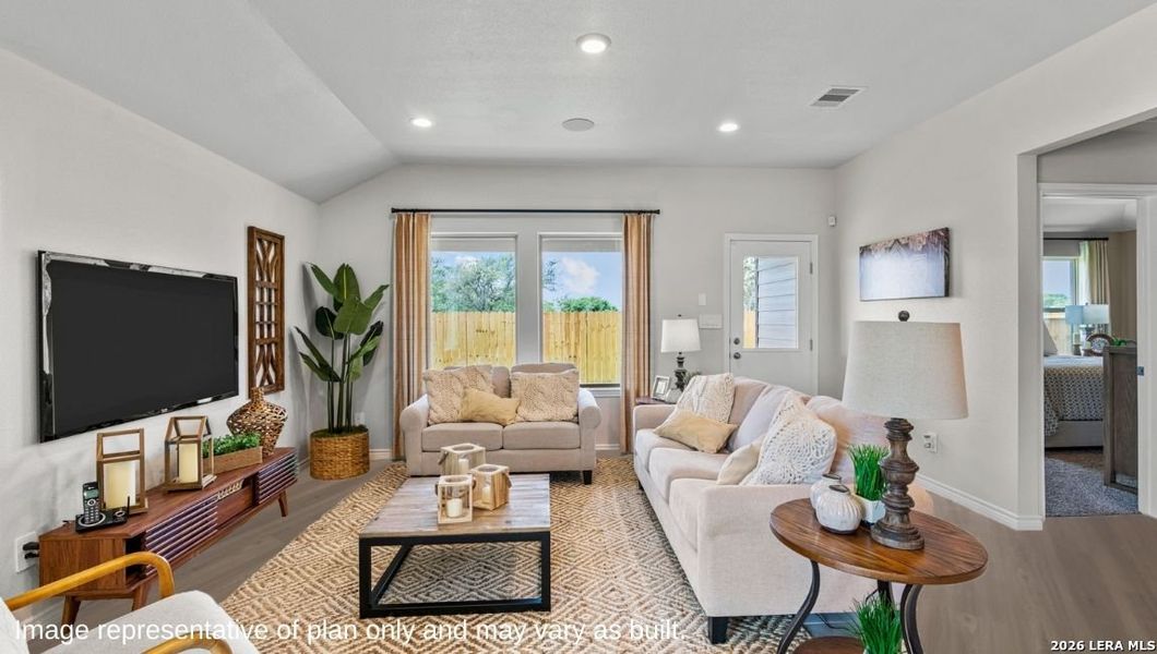 Furnished interior view inside a new home in The Birch at Spencer Ranch, Boerne (Image 3).