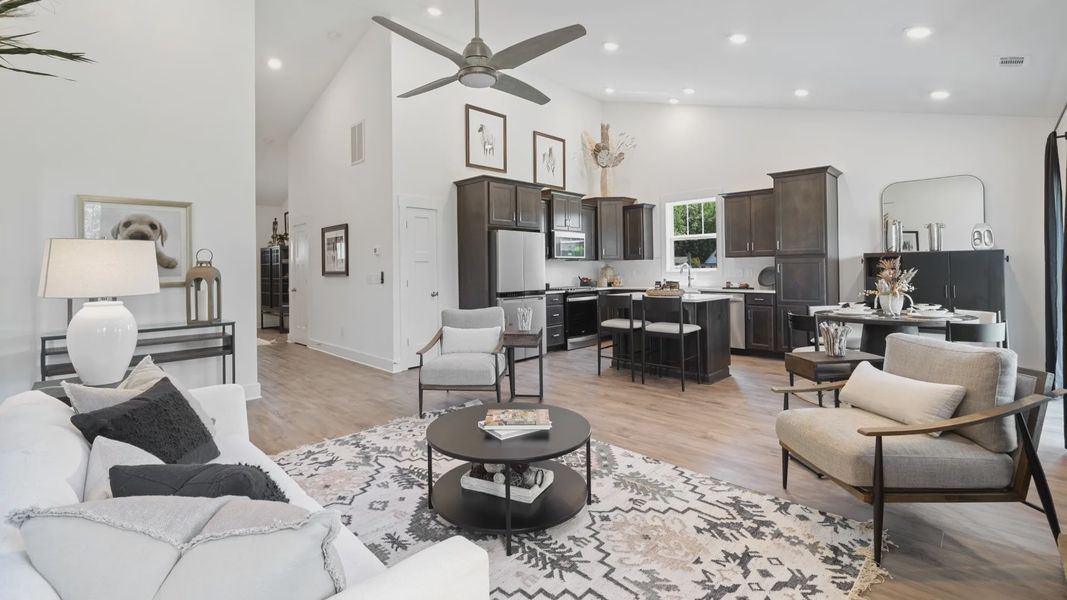 Furnished interior view inside a new home in Mulberry Estates, Simpsonville (Image 6).