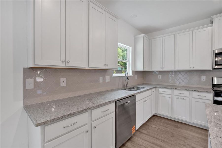 Furnished interior view inside a new home in The Overlook at Factory Shoals, Mableton (Image 7).
