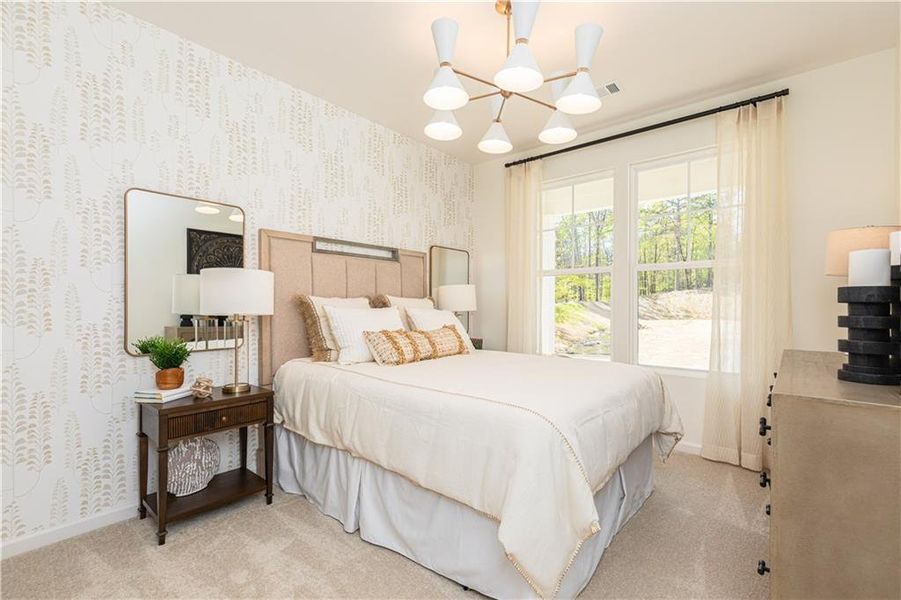 Furnished interior view inside a new home in Riverside Ridge, Lawrenceville (Image 28).