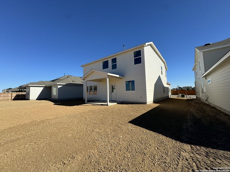 Exterior details and patio area of a home in Enclave at Hennersby Hollow 50's, San Antonio (Image 13). Exterior details and patio area of a home in Enclave at Hennersby Hollow 50's, San Antonio (Image 13).