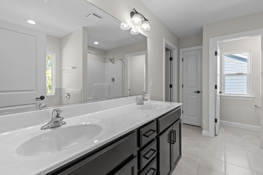 Representative furnished interior of a home built from the The Azalea by Chesapeake Homes in The Farm at Neill's Creek, Lillington (Image 12).