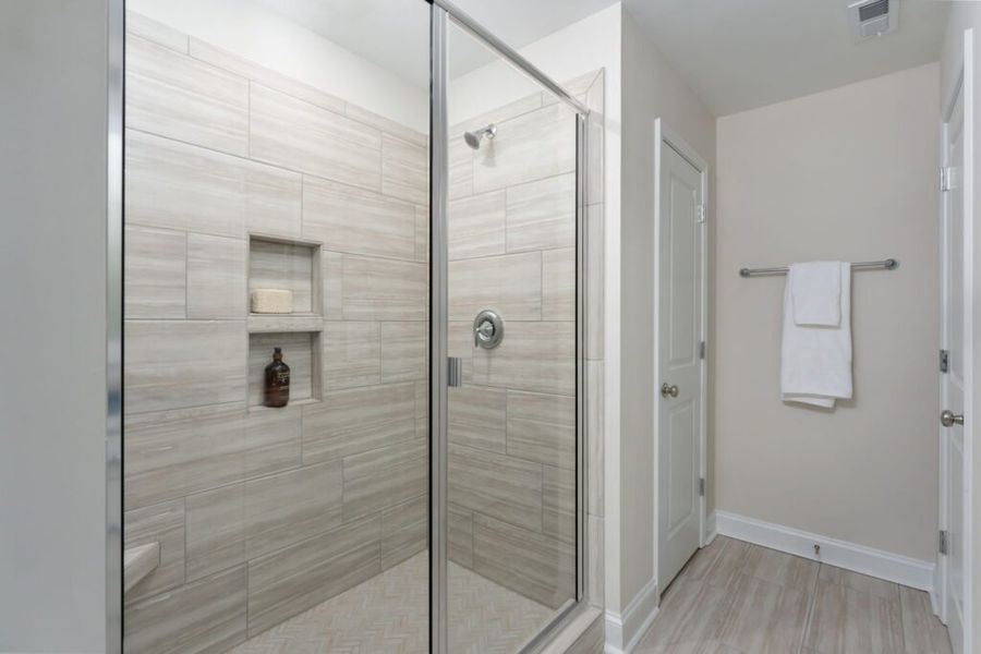 Furnished interior in a model home at Brierwood in Shallotte (Image 28).