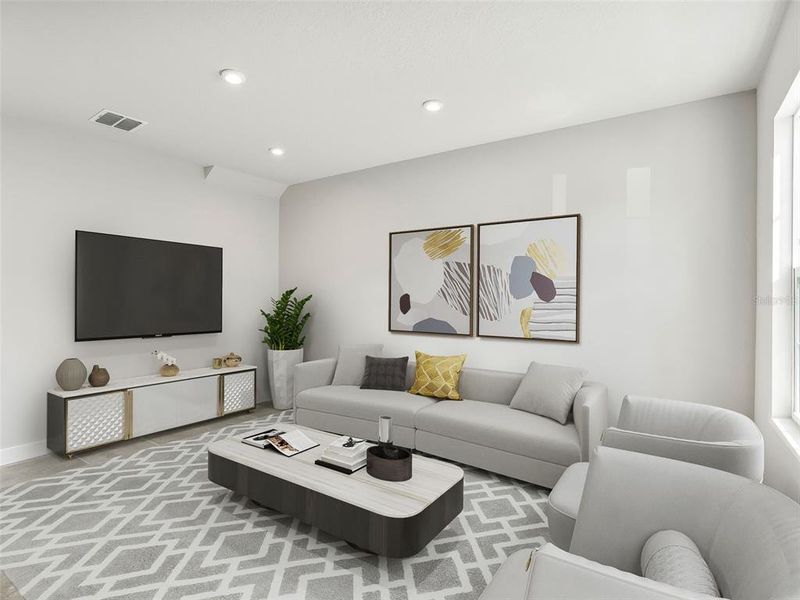 Furnished interior view inside a new home in , Lady Lake (Image 17).