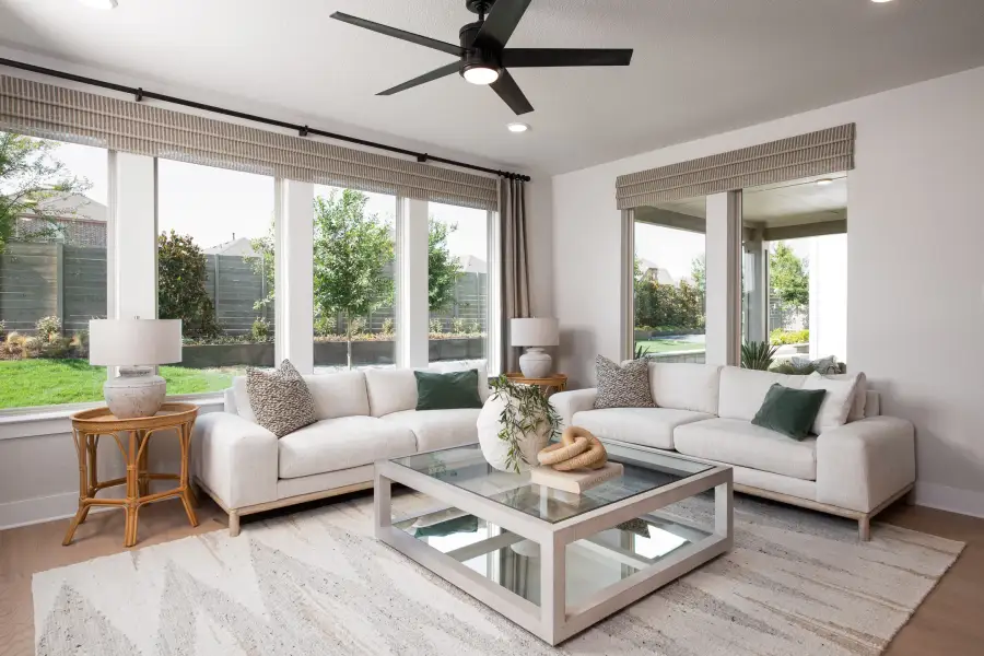 Furnished interior view inside a new home in The Retreat at Harvest, Argyle (Image 6).