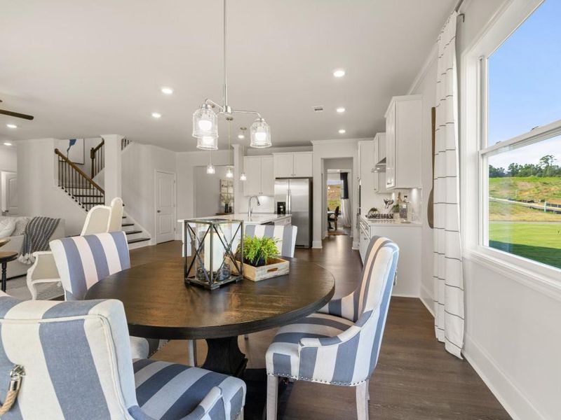 Furnished interior view inside a new home in Haven Abbey, Cumming (Image 48).