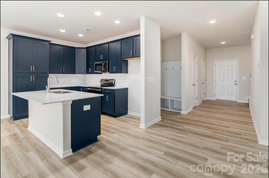 Furnished interior view inside a new home in Sierra Ridge, Gastonia (Image 4).