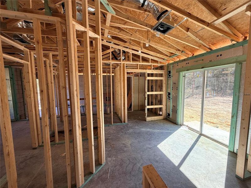 In-progress construction of a new home in , Dunnellon, FL (Image 3).