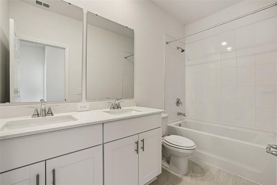 Furnished interior view inside a new home in The Meadow at Crossprairie Bungalows, St. Cloud (Image 11).