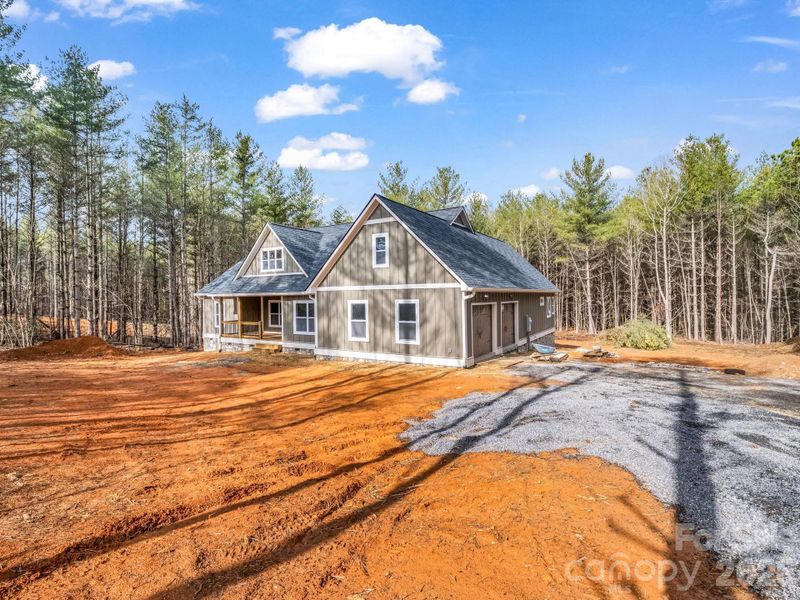 In-progress construction of a new home in , Morganton, NC (Image 36).