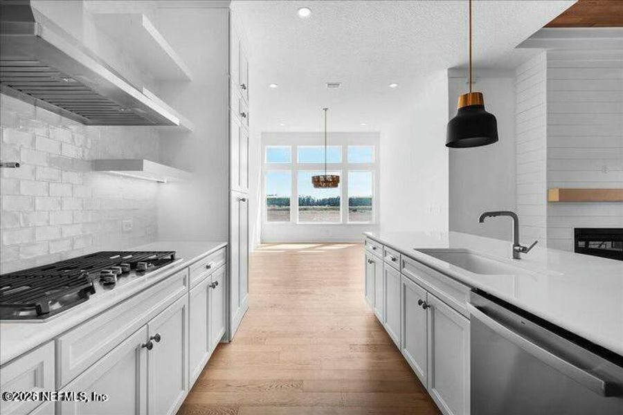 Furnished interior view inside a new home in , Jacksonville (Image 5). Furnished interior view inside a new home in , Jacksonville (Image 5).