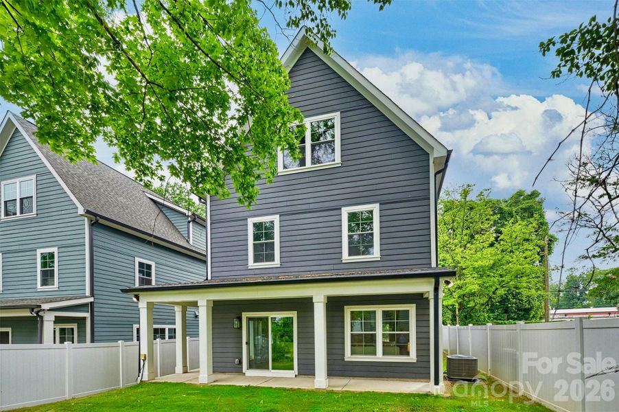 Exterior details and patio area of a home in , Charlotte (Image 3).