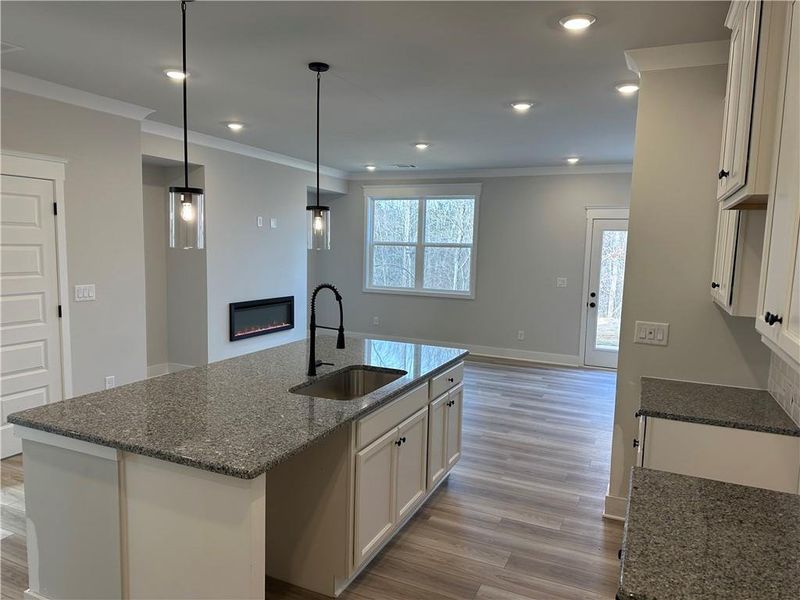 Furnished interior view inside a new home in Millstone at Mundy Mill, Gainesville (Image 8).