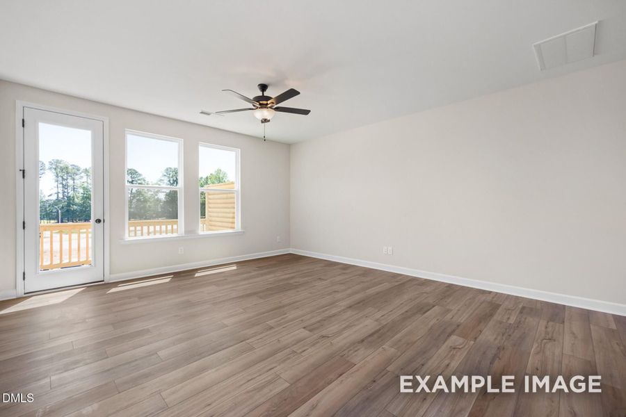 Spacious, unfurnished interior of a new home in Camden Park, Knightdale (Image 15). Spacious, unfurnished interior of a new home in Camden Park, Knightdale (Image 15).