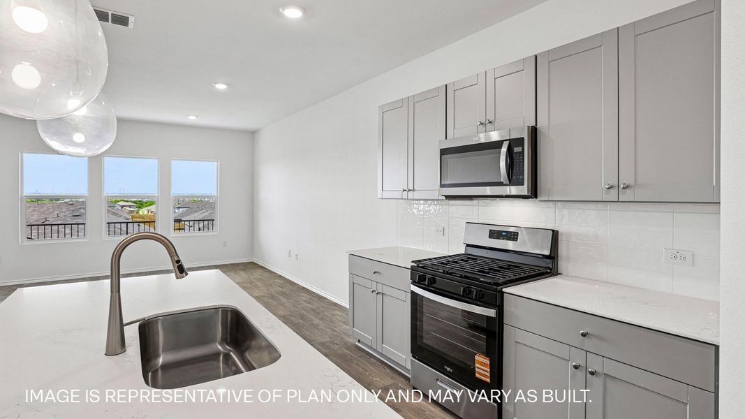 Furnished interior view inside a new home in Valverde, Bastrop (Image 3).