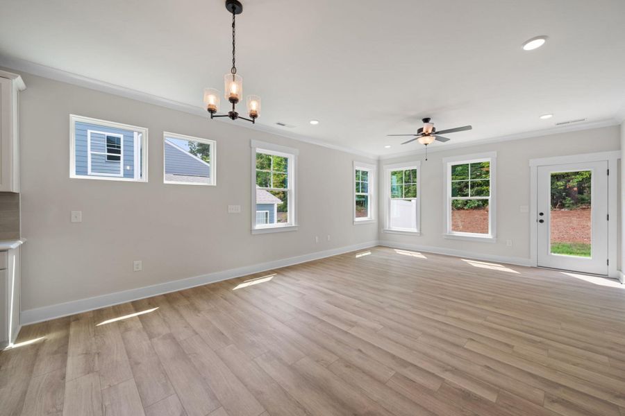 Spacious, unfurnished interior of a new home in Harbor Crossing, Greensboro (Image 14). Spacious, unfurnished interior of a new home in Harbor Crossing, Greensboro (Image 14).