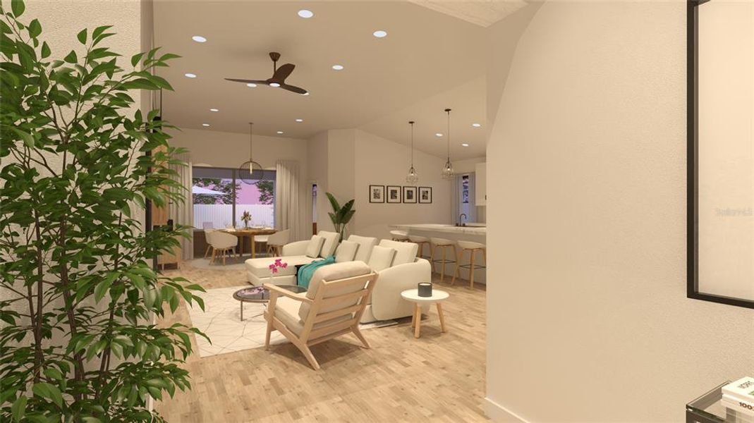 Furnished interior view inside a new home in , Palm Bay (Image 8).