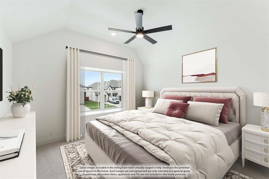 Furnished interior view inside a new home in Mosaic, Celina (Image 11).
