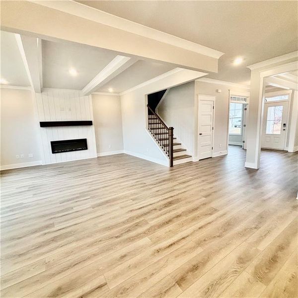 Spacious, unfurnished interior of a new home in Rosewood Lake Estates, Hoschton (Image 24).