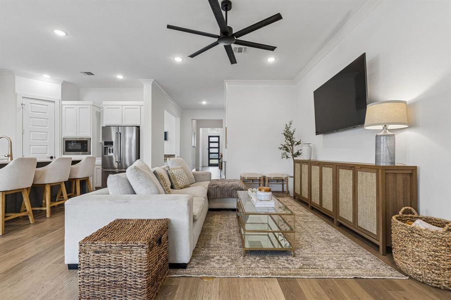 Furnished interior view inside a new home in , Aledo (Image 9).