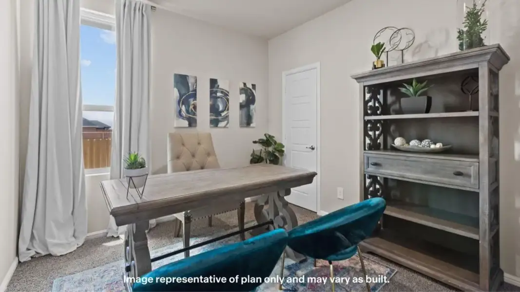 Furnished interior view inside a new home in Yukon Ridge, Odessa (Image 18).